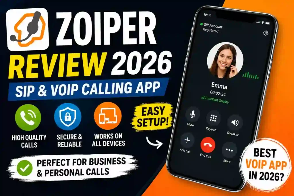 Zoiper is a powerful SIP & IAX VoIP softphone app for Android, iPhone, Windows, and Mac. Learn its features, setup process, safety, pricing, pros & cons, and how to use Zoiper for internet calling in 2026.